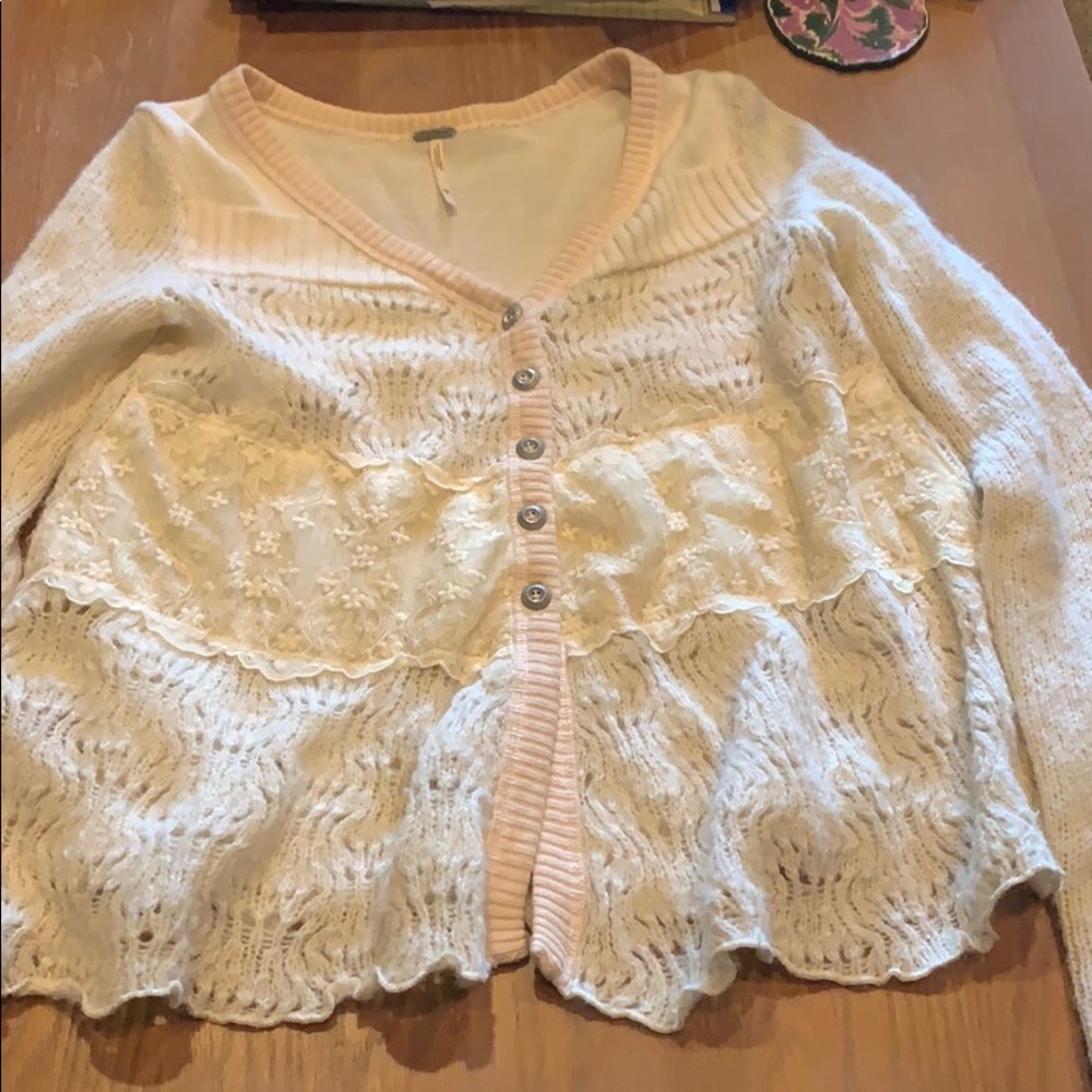 Cream sweater
